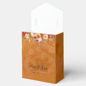 バーンドオレンジダリア結婚花 フェイバーボックス (オープン)