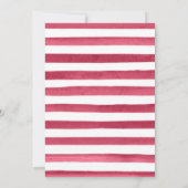 バーンドオレンジ&レッドフローラカボチャ秋の結婚式 招待状 (裏面)