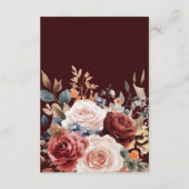 バーンドオ素朴レンジボホフローラ結婚ズ詳細 エンクロージャーカード (裏面)