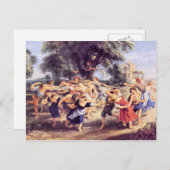 バーンドダンスバイポールルーベンス ポストカード (正面/裏面)