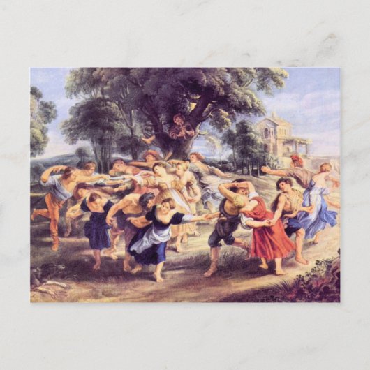 バーンドダンスバイポールルーベンス ポストカード (正面)