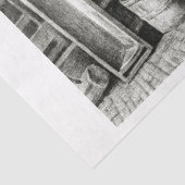 バーンドデコペヴィンテージ農場の牛 薄葉紙 (詳細)