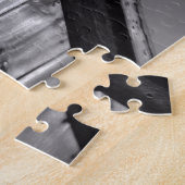 バーンドピークトアゲザスカイ黒白 ジグソーパズル (側面)