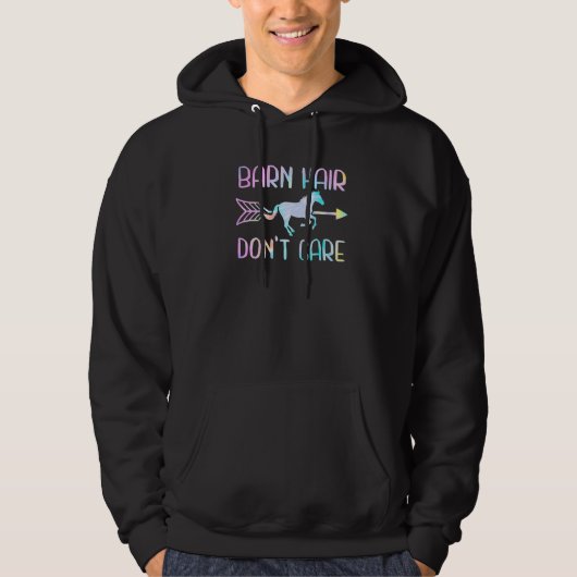 バーンドヘアは馬気に乗り馬乗り愛していない パーカ (正面)