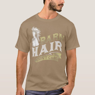 バーンドヘア気には乗馬 Tシャツ