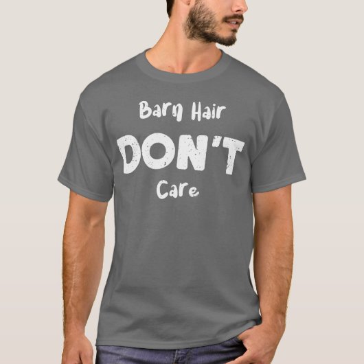 バーンドヘア気にホース Tシャツ (正面)