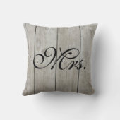 バーンドボード上のミセス・ピロー クッション (裏面)