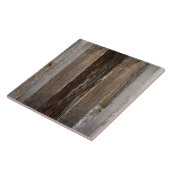 バーンドボード再生ウッド素朴木材 タイル (側面)