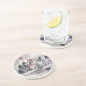 バーンドルフクロムーンウォーターカラーフォレストサンドストーンコースター コースター (側面)