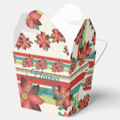 バーンドレッドの愛らしいチョコレート花柄の愛用箱 フェイバーボックス (オープン)