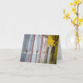 バーンド素朴アのメモカ空白のード カード (黄色い花)