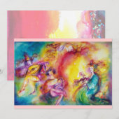 バーンニングカーニバル、マーディ・グラス・マスク・ボールへの招待 招待状 (正面/裏面)