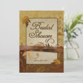 バーンニードオータム金ゴールドブライダルシャワー 招待状 (スタンド正面)