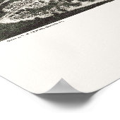 バーンハム， PAパノラママップ – 1906 ポスター (角)