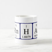 バーンハード定期テーブル名mag コーヒーマグカップ (中央)