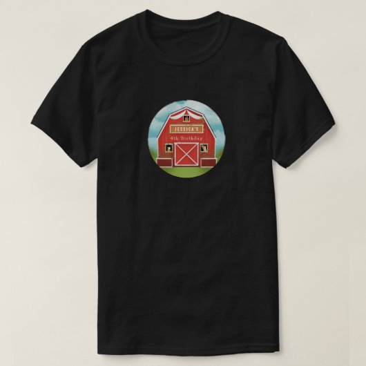 バーンバースデーパーティーペアレント Tシャツ (デザイン正面)
