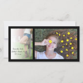 バーンパーティースウィート16誕生日日付を保存 セーブザデート (正面)