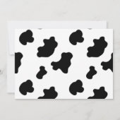 バーンファームカウホースピグバースデーパーティ招待状 招待状 (裏面)