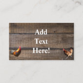 バーンファームトラクターファームトラックロースターヘン 名刺 (裏面)