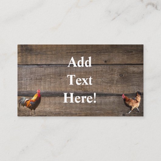 バーンファームトラクターファームトラックロースターヘン 名刺 (裏面)