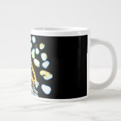 バーンフクロウの芸術 ジャンボコーヒーマグカップ (右)
