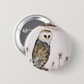 バーンフクロウオンザ狩り 缶バッジ (正面&裏面)