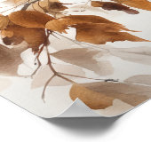 バーンフクロウバードアートプリントポスター ポスター (角)