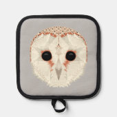 バーンフクロウポットホルダー 鍋敷き (正面)