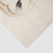 バーンフクロウヴィンテージデカップバードズ絵を描アート 薄葉紙 (詳細)