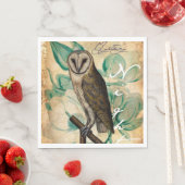 バーンフクロウヴィンテージ スタンダードランチョンナプキン (インサイチュ)