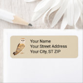 バーンフクロウ住所 シール (インサイチュ)