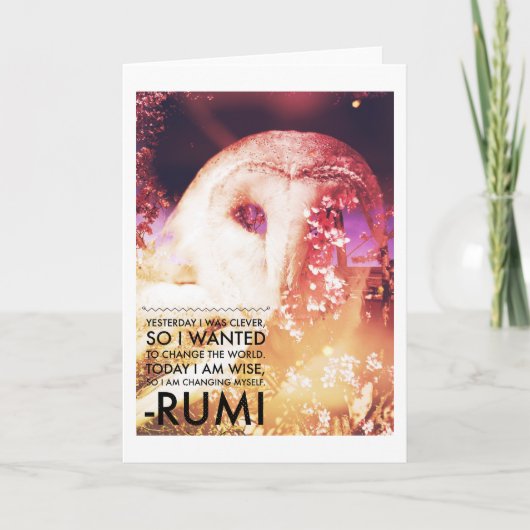 バーンフクロウ美化 カード (正面)