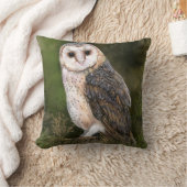 バーンフクロウ装飾用クッション クッション (ブランケット)