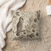 バーンフクロウ1 クッション (ブランケット)