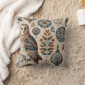 バーンフクロウ4 クッション (ブランケット)