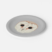 バーンフクロウ7インチ紙プレート ペーパープレート (アングル)