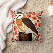 バーンフクロウ クッション (ブランケット)