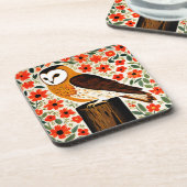 バーンフクロウ コースター (左側)