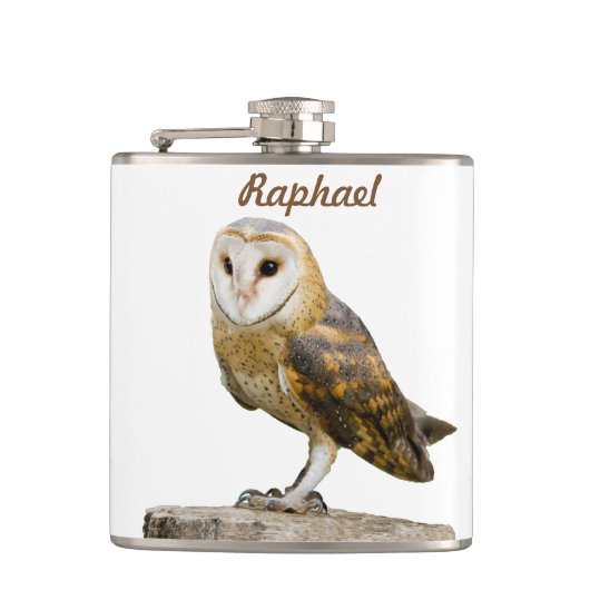 バーンフクロウ フラスク (正面)