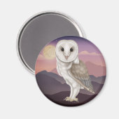 バーンフクロウ マグネット (正面/裏面)