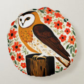 バーンフクロウ ラウンドクッション (裏面)