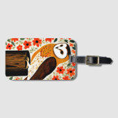 バーンフクロウ ラゲッジタグ (正面横)