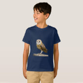 バーンフクロウ Tシャツ (正面フル)