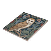 バーンフクロムモリススタイル右向きフローラ タイル (側面)