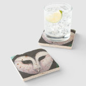 バーンフクロールアート ストーンコースター (横)