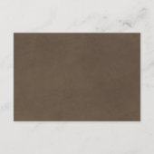 バーンブーツカウボーイ素朴ウェスタン結婚ズ詳細 エンクロージャーカード (裏面)