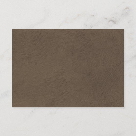 バーンブーツカウボーイ素朴ウェスタン結婚ズ詳細 エンクロージャーカード (裏面)