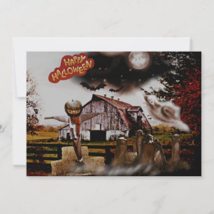 *~*バーンヘイゴブリン不気味幽霊ハロウィンカード