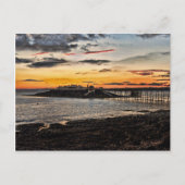 バーンベック・ピアとバーンベック島 ウェストン＝スーパーマレ ポストカード (正面)