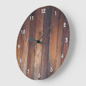 バーンボード ラージ壁時計 (傾斜)